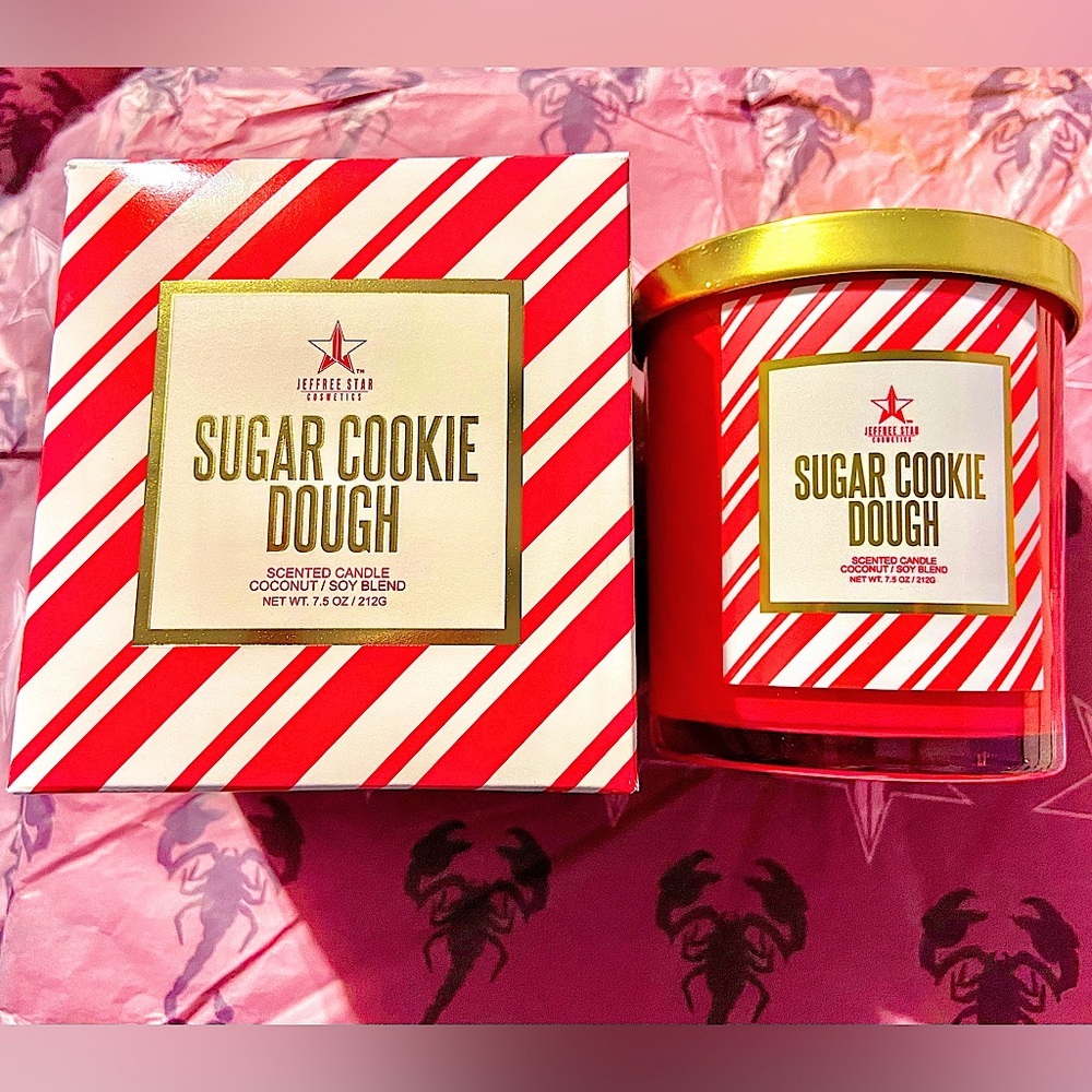 Jeffree Star Cosmetics SUGAR COOKIE DOUGH Scented Candle Coconut Soy Wax NEW
